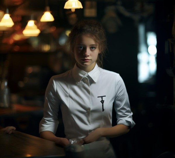 餐厅服务员的密码之谜